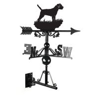 Cast Iron Border Collie Dog Weathervane