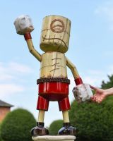 Scale image of boxing robot