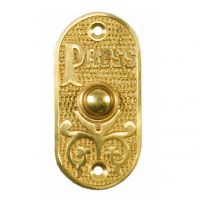 Polished Brass Exterior Bell Push
