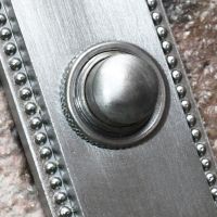 Satin Chrome door bell button Satin Chrome door bell button