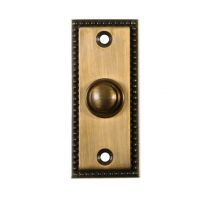 Antique Brass Bell Push Antique Brass Bell Push