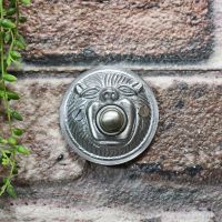 Circular Traditional lion face door bell
