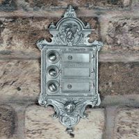 Brushed Chrome “Hazeldon Park" Apartment Bell Push