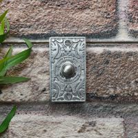 Ornate rectangle door bell 