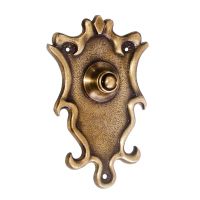 “Dubrowe Park” Antique Brass Ornate Bell Push