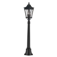 "Bramford Bank" Traditional Miniature Lamp Post in a Black Finish