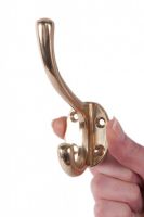Brass Hat and Coat Hook Brass Hat and Coat Hook