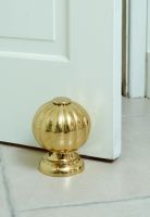 Polished Brass Globe Door Porter Polished Brass Globe Door Porter