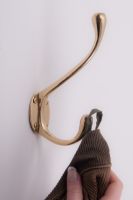 Brass Hat and Coat Hook Brass Hat and Coat Hook