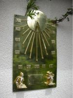 Wall Mounted Sundial - Solid Brass Wall Mounted Sundial - Solid Brass