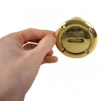Polished Brass Diesel Boat Cap to Scale