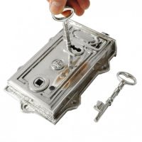 Ornate Rim Lock supplied With Two Keys