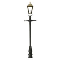 Antique Brass Dorchester Lamp Post & Lantern Set 2.3m Antique Brass Dorchester Lamp Post & Lantern Set 2.3m