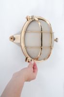 “Flying Dutchman” Solid Brass Bulkhead Light 