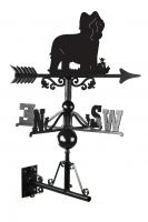 Briard Dog Weathervane 