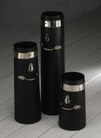 Bright Chrome and Black Coated Chimneys Bright Chrome and Black Coated Chimneys