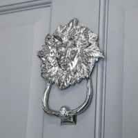 Bright Chrome Green Maiden Door Knocker