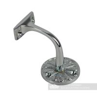 Pack of 4 Ornate Bright Chrome Handrail Bracket