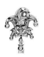 Bright Chrome Jester door knocker Bright Chrome Jester door knocker