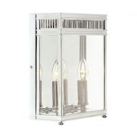 Twin Bulb Wall Light In a Bright Chrome Finish Twin Bulb Wall Light In a Bright Chrome Finish