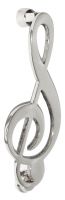 Treble Clef Door Knocker in Bright Chrome Treble Clef Door Knocker in Bright Chrome