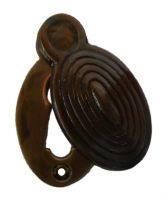 Oval Ribbed Escutcheon Oval Ribbed Escutcheon