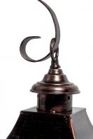 Close up of bronze finish