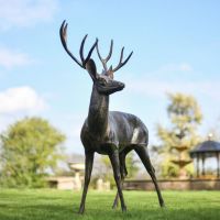 Life Size "Ryder" Deer Sculpture - Facing Left