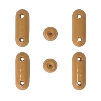 Set of the Brown Rubber Buffers