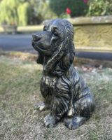 Brushed Gold Spaniel Dog Sculpture