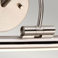 Picture Light With Brushed Nickel Finish 