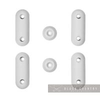 White Rubber Buffers White Rubber Buffers