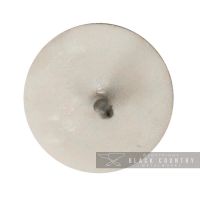 White Round Nylon Nail in Toilet Seat Buffers - Pack of 6