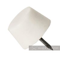 White Round Nylon Nail in Toilet Seat Buffers - Pack of 6