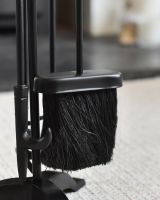 Close up of tool detail on fireside companion set Close up of tool detail on fireside companion set