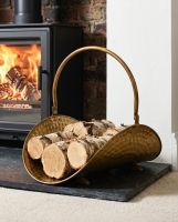 Buckley Log Basket or Log Holder in Situ Digital Illustration