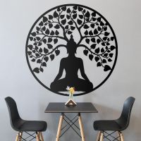 "Buddha Tree" Wall Art in the Living Room