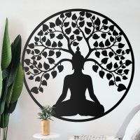 "Buddha Tree" Wall Art in a Modern Sitting Room