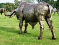 "Southern Saharan Cape” Buffalo Garden Sculpture 