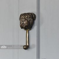 Bullmastiff Door Knocker in Situ