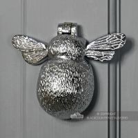 Bumble Bee Door Knocker In A Chrome Finish
