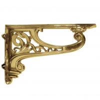 Polished brass Celtic style Shelf Bracket Polished brass Celtic style Shelf Bracket
