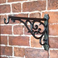 Scroll Effect Hanging Basket Bracket 25 x 36cm