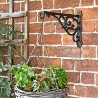 Scroll Effect Hanging Basket Bracket