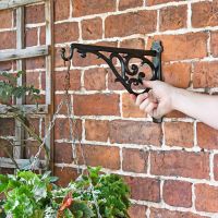 Scroll Effect Hanging Basket Bracket to Scale