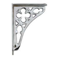 Bright Chrome Coalbrookdale Shelf Bracket 18 x 13cm