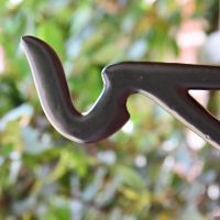 Black Scroll Iron Hanging Basket Bracket Hook