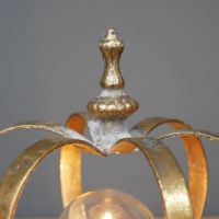 Gold Crown-Shaped Table Light