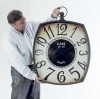 Cafe De La Gare Clock Giant Fob, Wall Clock Cafe De La Gare Clock Giant Fob, Wall Clock