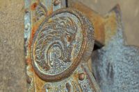 “Imperial Rose” Cast Iron Decorative Cannon 